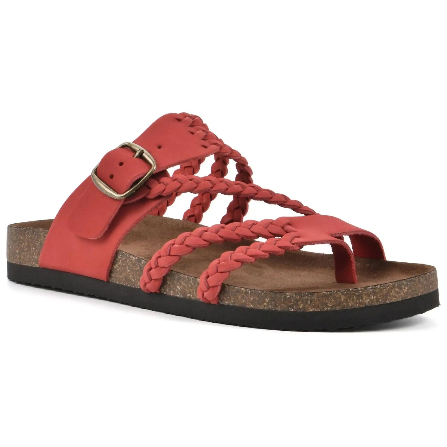 Geflochtene Korksandale für Damen – Bequeme Sommer-Schuhe mit weiter Passform