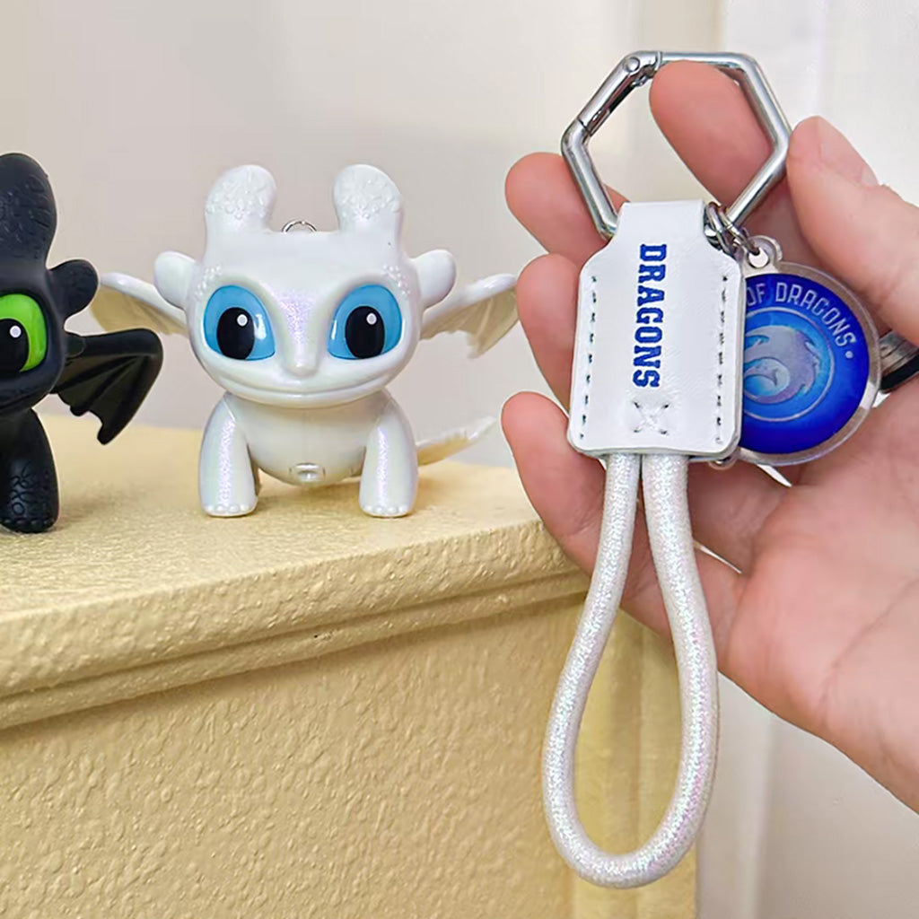 Light-Up Toothless Dragon Keychain