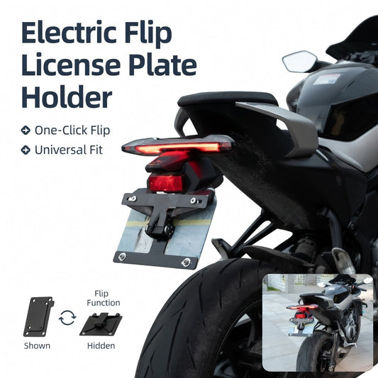 Electric Motorcycle License Plate Holder