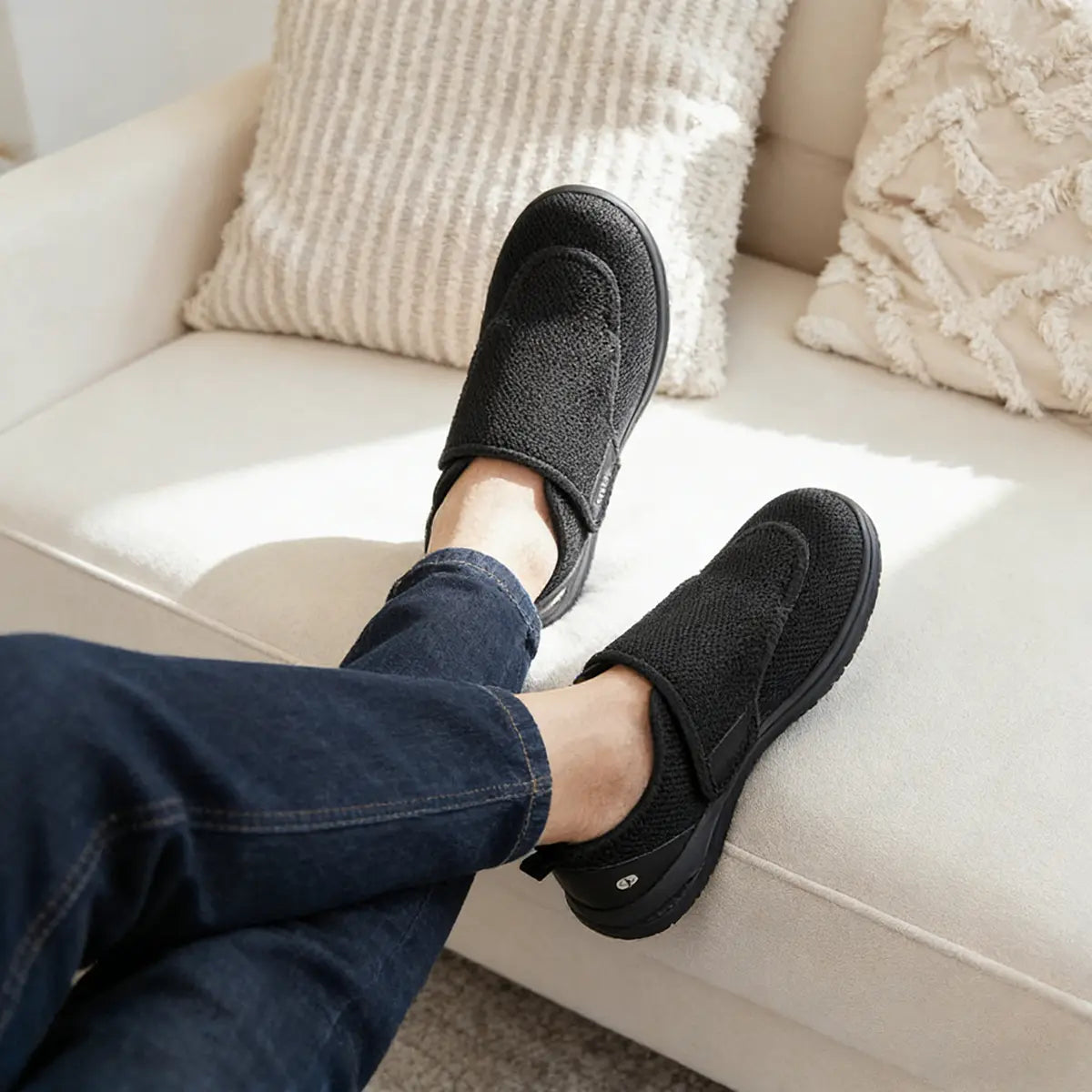 Adjustable Orthopedic Shoes for Swollen Feet – Easy Slip-On Fit