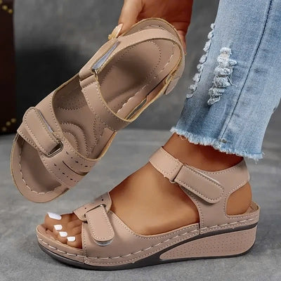 Soft & Stylish Wedge Sandals for Effortless Comfort!