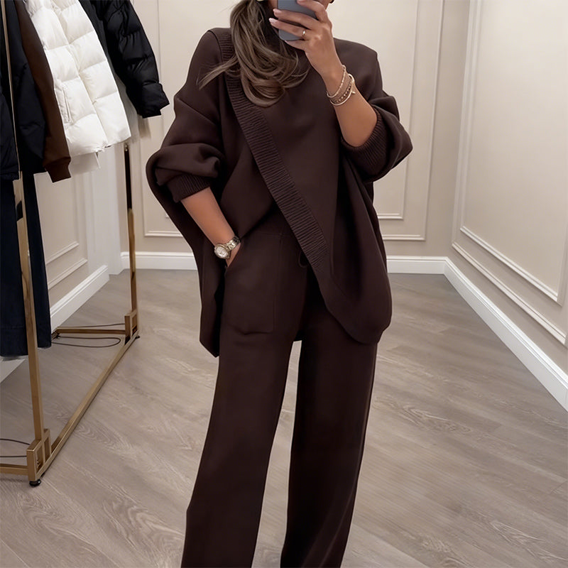 Women's 2-Piece Oversized Sweater & Pants Set🚀Free Shipping